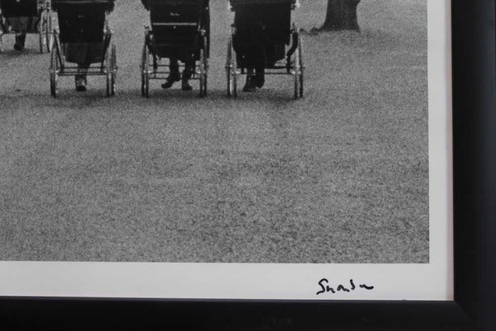 Lord Snowdon signed limited edition photograph - Nannies on Rotten Row, London, 1958, 2/50, in glaze - Image 2 of 8