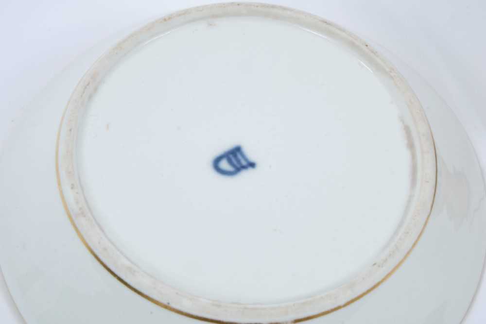 Vienna coffee can and saucer, circa 1780, painted en grisaille with a portrait in profile, the edge - Image 6 of 6
