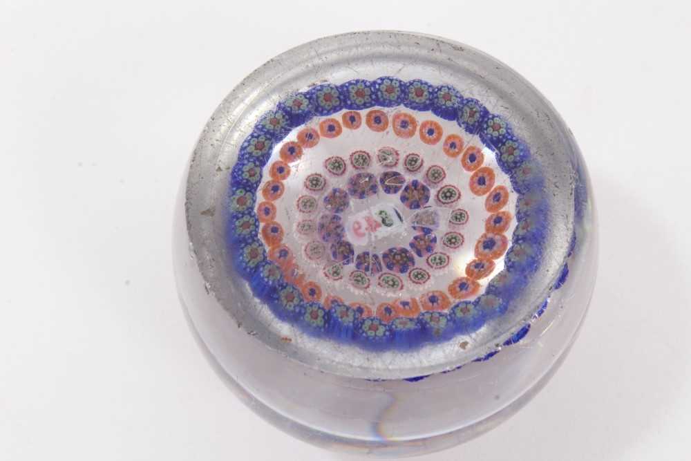 Early 20th century Baccarat glass paperweight dated 1849 - Image 3 of 5