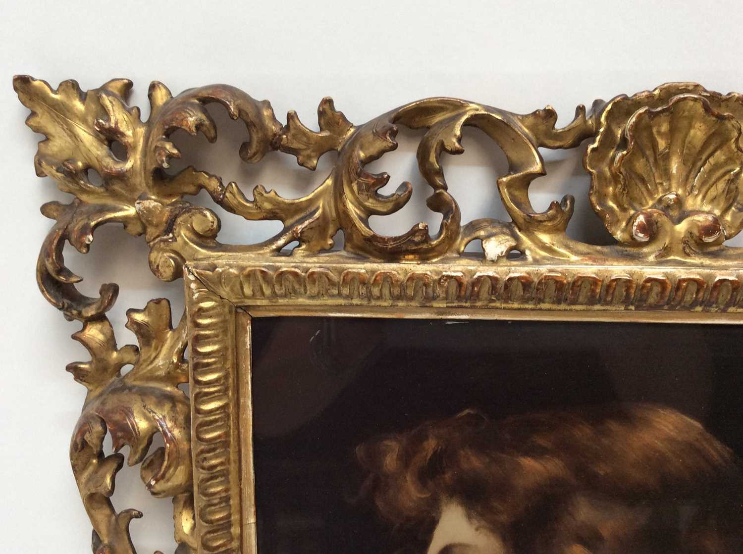 A fine 19th century Florentine carved and pierced gilt frame - Image 2 of 7