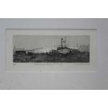 Derek Chambers, four signed limited edition etchings - Aldeburgh and others, one framed