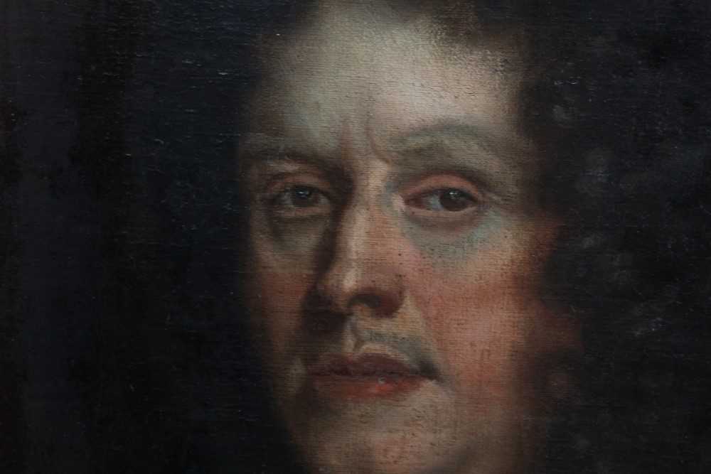 Circle of Godfrey Kneller oil on canvas portrait of Charles Talbot, 12th Earl and Duke of Shrewsbury - Image 12 of 15