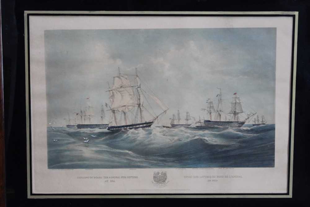 After Daniel Orme (c.1766-1832) hand coloured engraving - Admiral Nelson receiving the Spanish Admir - Image 16 of 22