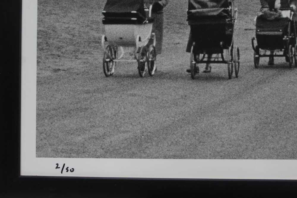 Lord Snowdon signed limited edition photograph - Nannies on Rotten Row, London, 1958, 2/50, in glaze - Image 3 of 8