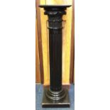 Classical revival ebonised Corinthian column