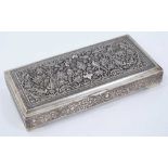 Iranian silver cigarette box.