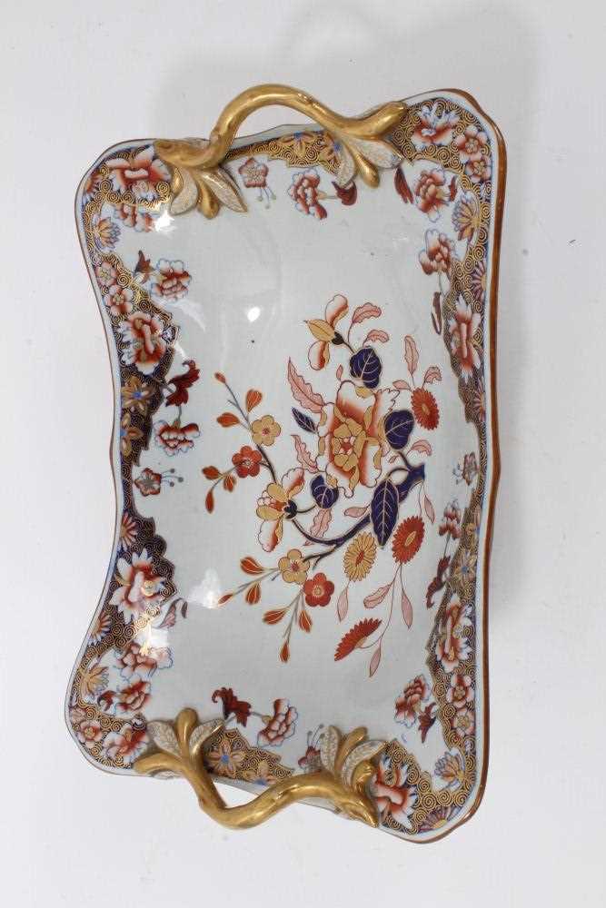 Spode Stone China rectangular two handled dish - Image 4 of 5