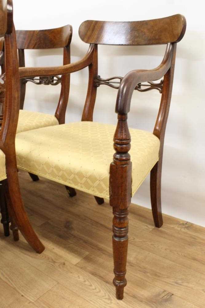 Set of six Regency mahogany dining chairs - Image 5 of 5