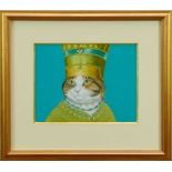 Susan Herbert (1945-2014) watercolour - Polly As Amneris, signed, in glazed gilt frame Provenance: