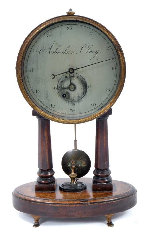 Unusual 19th century timepiece by Abraham, Olney