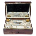 Fine quality early 19th century dressing table music box