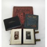 Quantity of ephemera, including an album of antique and later prints, an album of crests, a Victoria