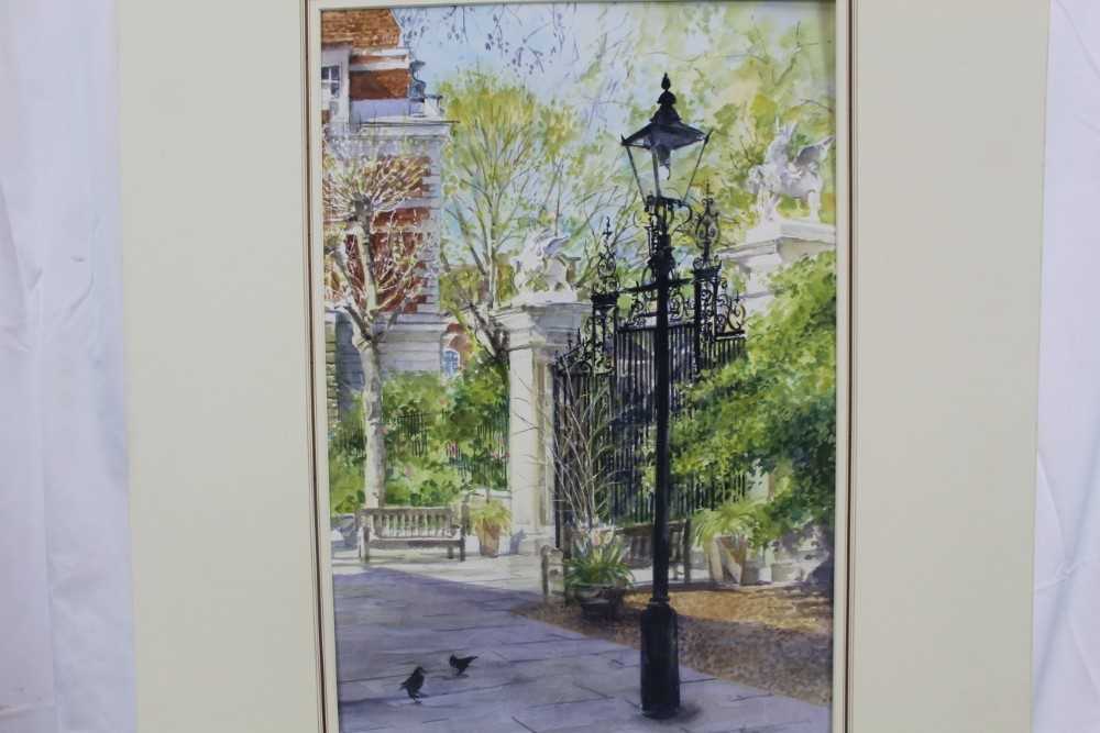 Lesley Fotherby (b. 1946) watercolour - Grays Inn, near Chancery Lane, signed, mounted Provenance: - Image 6 of 7