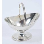 Edwardian silver sugar bowl