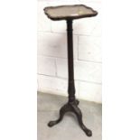 Georgian revival mahogany kettle stand