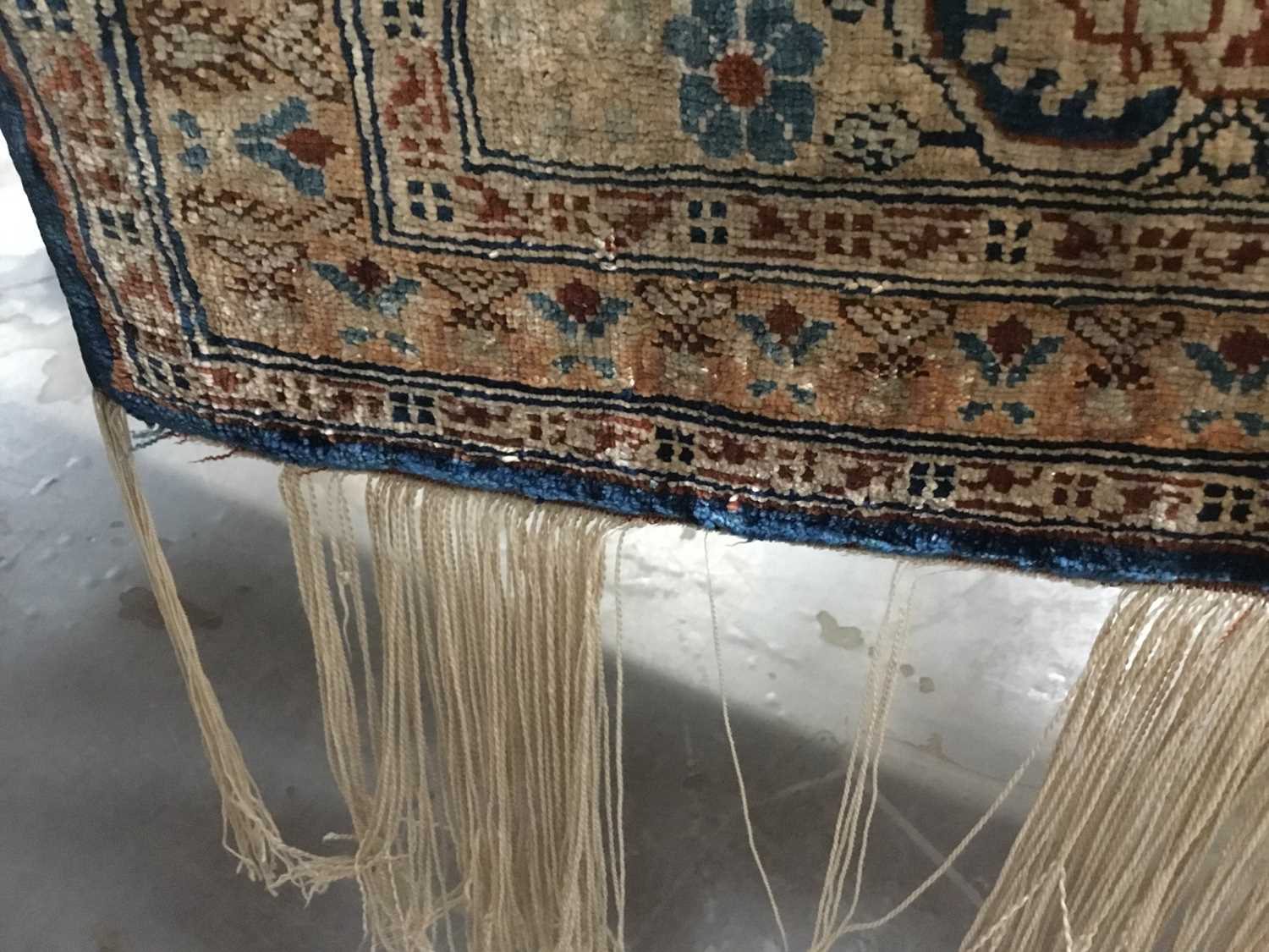 Fine 1920s Persian Heriz silk prayer rug, West Persia, 172cm x 129cm - Image 28 of 28