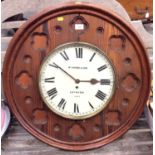 Victorian Gothic wall clock
