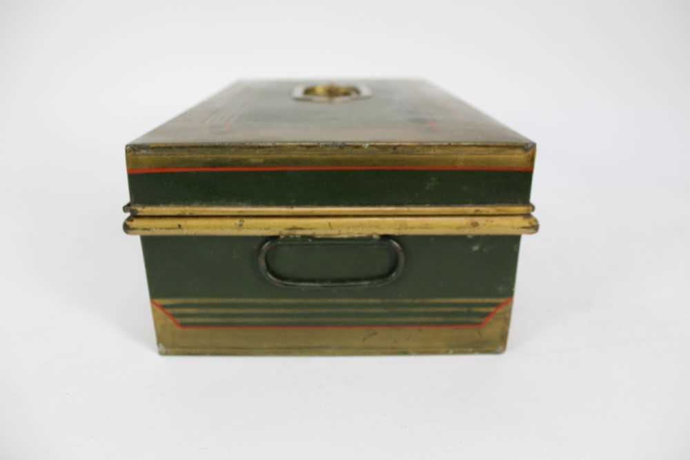 Large 19th century mahogany inlaid tray, together with a Victorian mahogany stationery box, a mother - Image 15 of 26