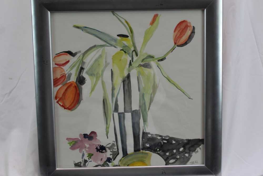 *Two Tessa Newcomb still life watercolour studies (2) - Image 3 of 4