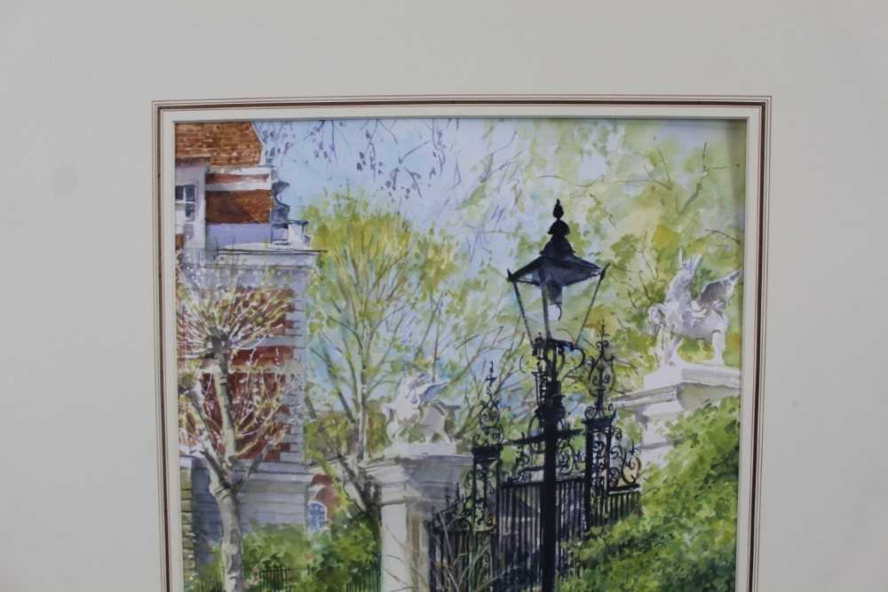 Lesley Fotherby (b. 1946) watercolour - Grays Inn, near Chancery Lane, signed, mounted Provenance: - Image 5 of 7