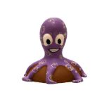 Bubs by Alana Fensom – The smallest octopus, with body in light purple covered in bubbles, on stone