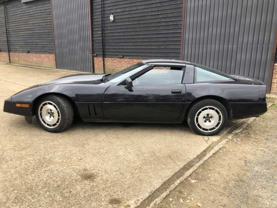 1986 Chevrolet Corvette Stingray, 5.7 litre V8, Automatic, finished in black with black leather inte - Image 2 of 13