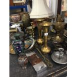 Brass, copper, cloisonné, etc