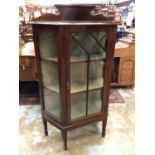 Mahogany display cabinet