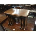 Ercol elm nest of tables