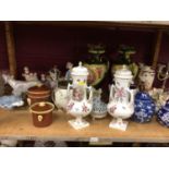 Collection of ornaments and china to be sorted