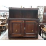 Edwardian hanging mahogany cabinet