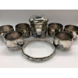 Middle Eastern white metal items