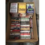 One large box of Agatha Christie hardbacks
