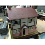 Dolls house and contents