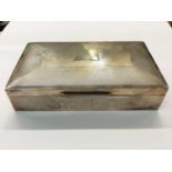 Silver cigarette case with military presentation inscription, together with WWII medals and miniatur