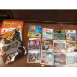Vintage Viewmaster together with a quantity of Stereo Pictures (Thunderbirds, Star Trek, etc) and th