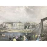 19th century hand coloured engraving after Prior - Brighton Pier, published by Robins, 24cm x 44cm,