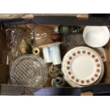 Large quantity of mixed ceramics, including 1960s dinner plates, studio pottery, etc
