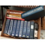 Five boxes of folio society books