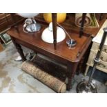 Victorian mahogany side table