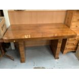 Art Deco walnut centre table, French-style consul table with ormolu gallery and two French-style pai