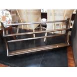 Ercol hanging plate rack, 96cm wide, 50cm high