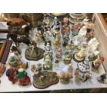 Large quantity of ceramic figures