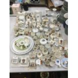 Large collection of crested china, including Carlton, Grafton, etc