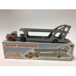 Dinky Supertoys (French issue) tracteur Unic Et Semi-Remorque Port-Voitures Bailot No. 894