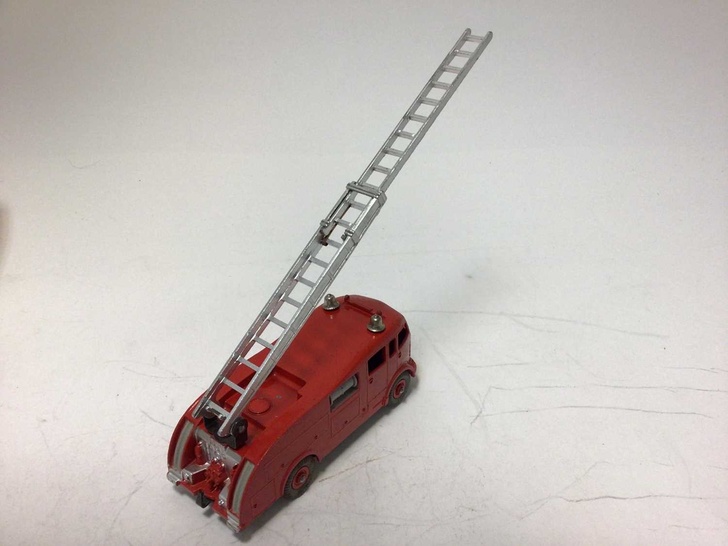 Dinky Supertoys fire engine with extending ladder No. 955 boxed plus Dinky turntable fire escape No. - Image 13 of 14