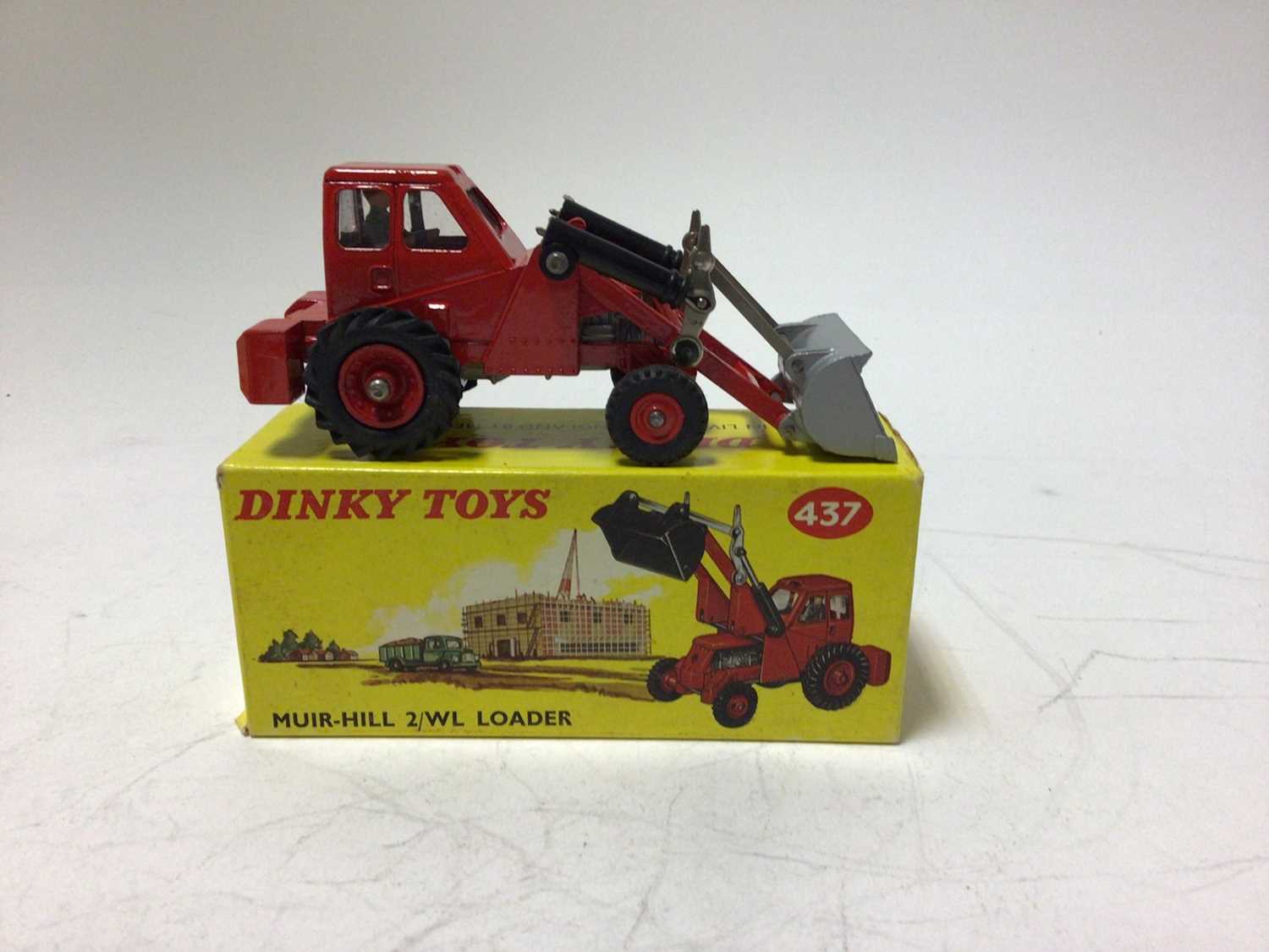 Dinky Aveling-Barford diesel roller No. 279, Muir-Hill 2/wl loader No. 437 plus Conveyancer fork lif - Image 3 of 10