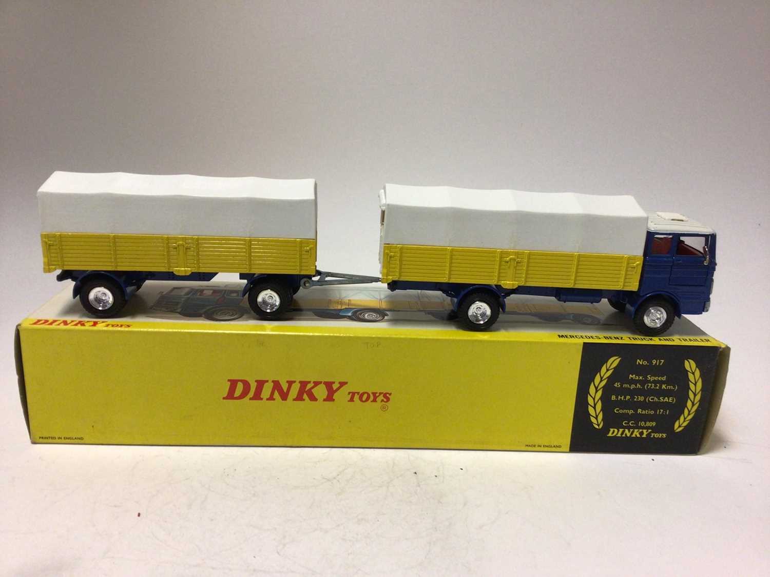 Dinky Mercedes-Benz truck and trailer No. 917 boxed - Image 2 of 6