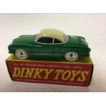 Dinky Volkswagon Karmann Ghia Coupe No 187, boxed