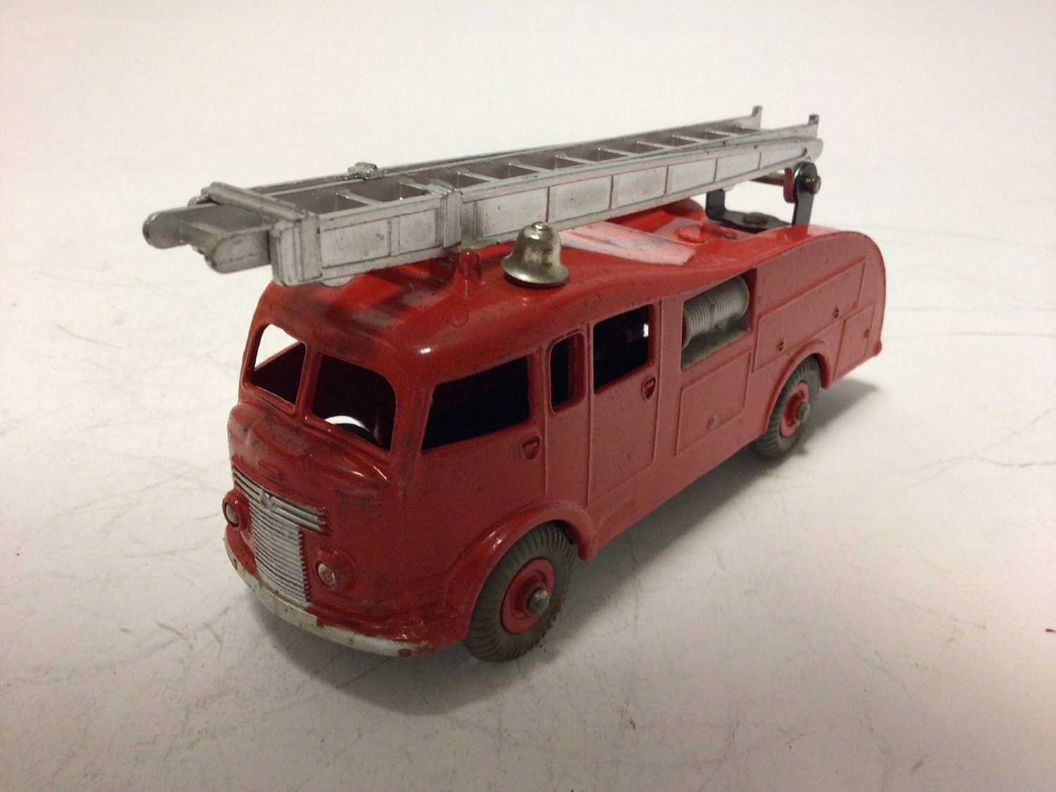 Dinky Supertoys fire engine with extending ladder No. 955 boxed plus Dinky turntable fire escape No. - Image 10 of 14